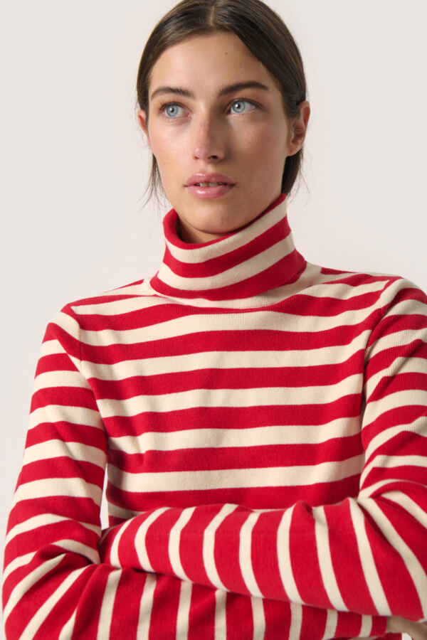 Spina striped rollneck